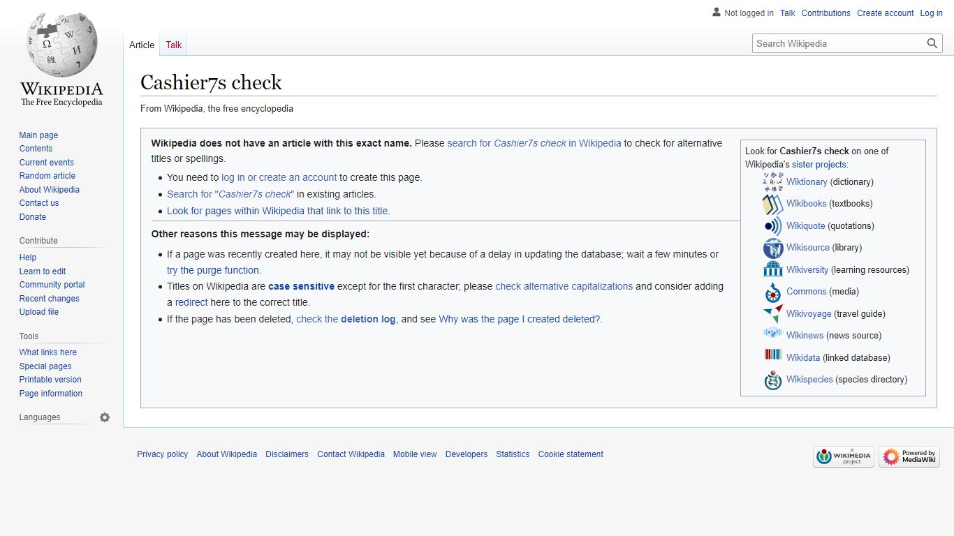 Cashier's check - Wikipedia