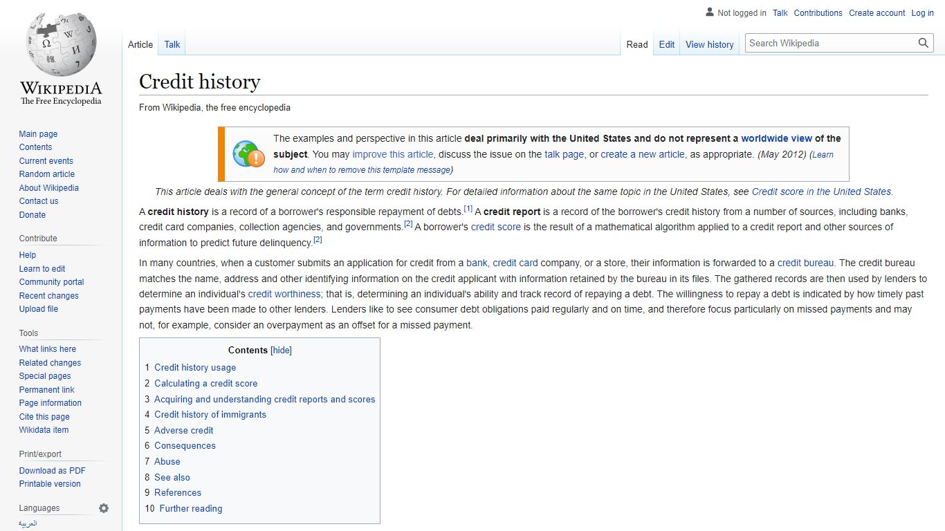 Credit history - Wikipedia